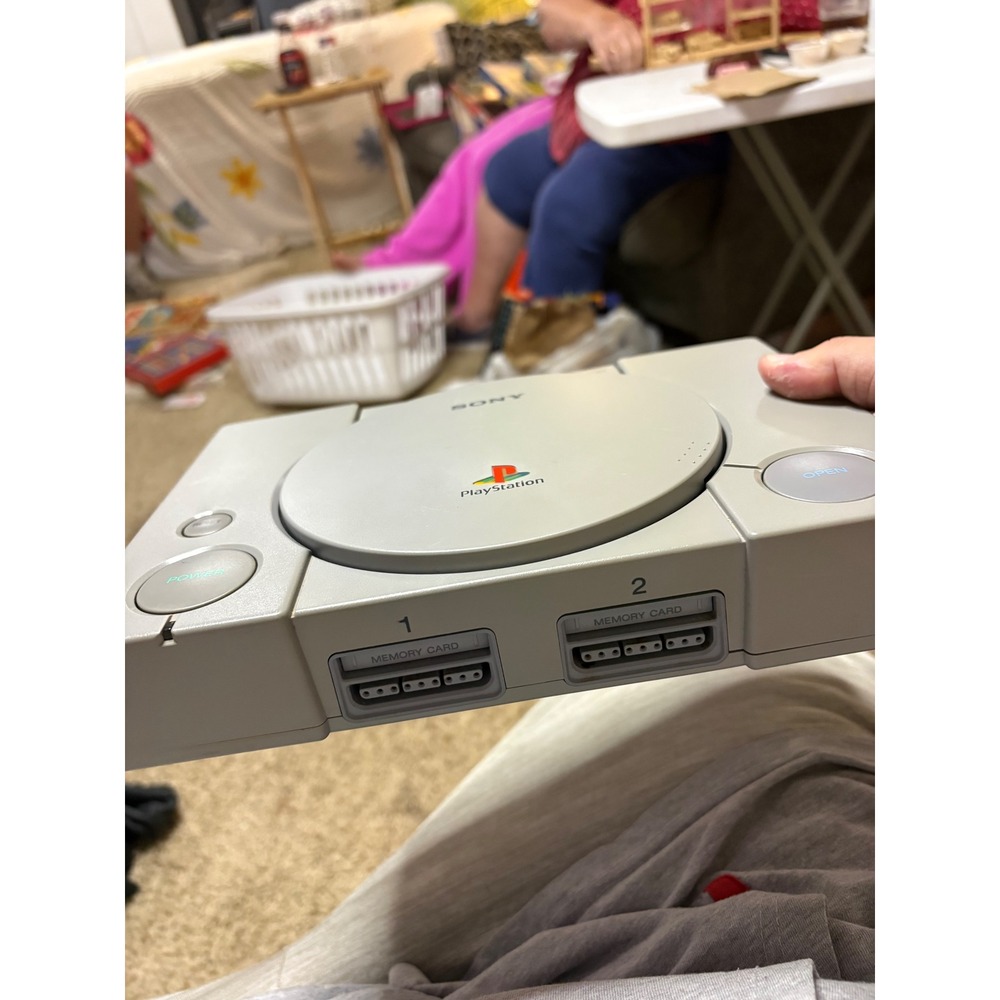 Sony PlayStation 1 PS1 Console Gray SCPH-9001 NTSC U/C Tested Power & Video